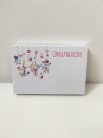 Florist Message Cards Congratulations