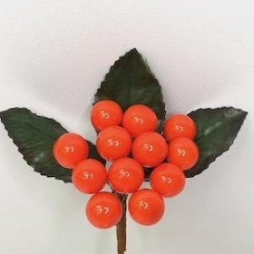 Orange Berry Cluster 11cm