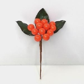 Orange Berry Cluster 11cm