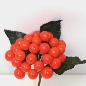 Orange Berry Cluster 12cm