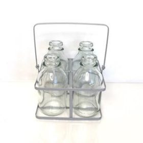 Milk Bottles In Crate 12cm