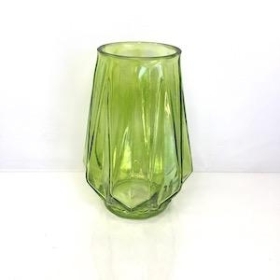 Lime Manhattan Vase 18cm