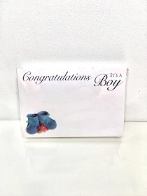 Small Florist Cards Baby Boy 