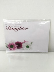 Large Florist Cards Daughter Chrysanthemum