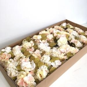 24 x Antique Peach Rose Bundle 28cm