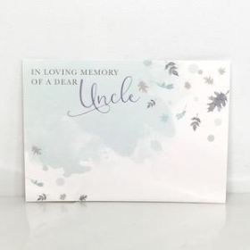 Florist Cards Uncle Leaves x 6