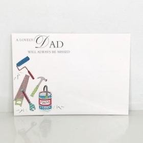Florist Cards Dad Tools x 6