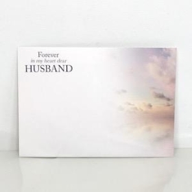 Florist Cards Husband Clouds x 6