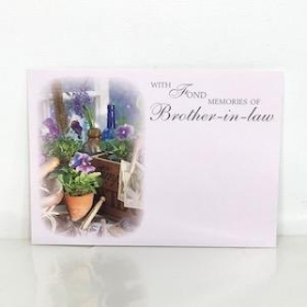 Florist Cards Brother In Law x 6