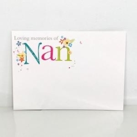 Nan Colourful Florist Cards x 6