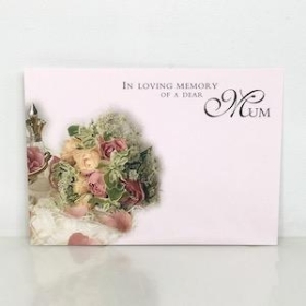 Florist Cards Mum Pink Roses x 6