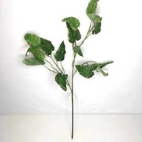 Green Begonia Leaf Spray 65cm