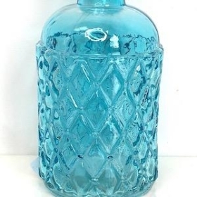 Blue Bottle Vase 13cm