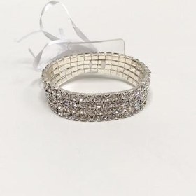 Clear Diamante Bracelet