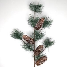 Spruce And Pinecone Spray 62cm