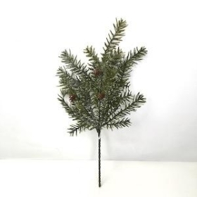 Glittered Pine Spray 38cm