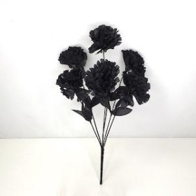 Black Carnation Bush 36cm