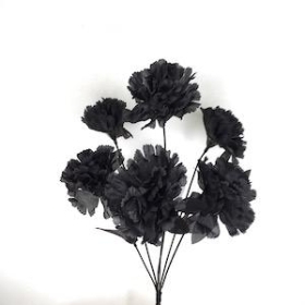 Black Carnation Bush 36cm