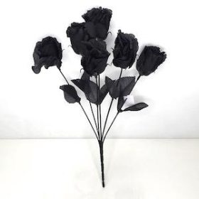 Black Rosebud Bush 36cm