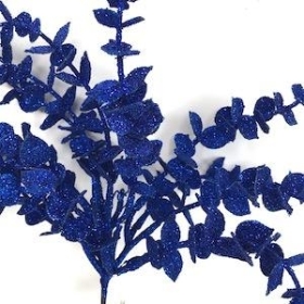 Blue Glitter Eucalyptus Bush 31cm