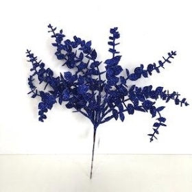 Blue Glitter Eucalyptus Bush 31cm