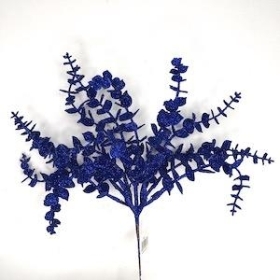 Blue Glitter Eucalyptus Bush 31cm