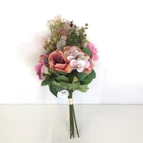 Pink Mixed Rose Bundle 35cm