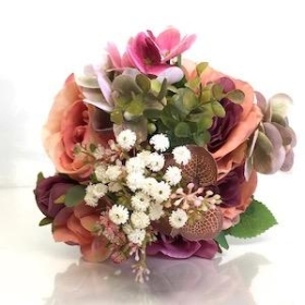 Pink Mixed Rose Bundle 35cm