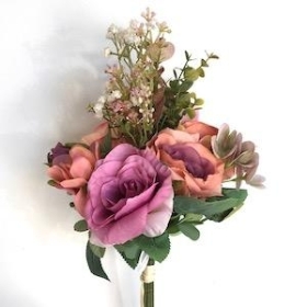 Pink Mixed Rose Bundle 35cm