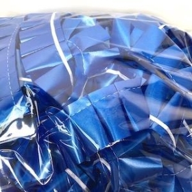 Royal Blue Pleated Ribbon 10m