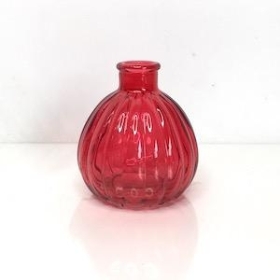 Red Dainty Bottle Vase 9cm