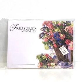 Treasured Memories Florist Cards x 6