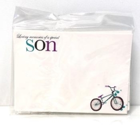 Son Bike Florist Cards x 6