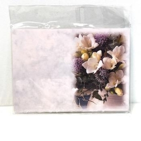 Freesia Florist Cards x 6