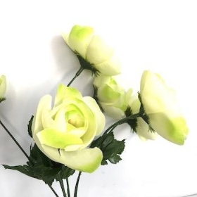 Light Green Ranunculus Bush 32cm