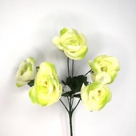 Light Green Ranunculus Bush 32cm