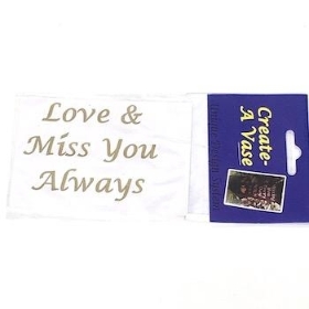 Gold Vinyl Love & Miss You Always