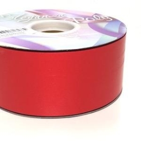 Radiant Red Poly Ribbon 91m