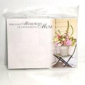 Florist Cards Mum Pink Flowers x 6