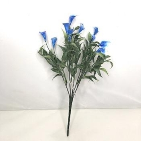 Blue Mini Calla Bush 31cm