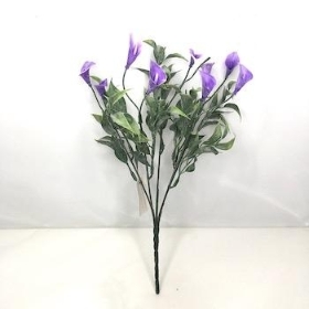 Purple Mini Calla Bush 31cm