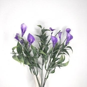 Purple Mini Calla Bush 31cm
