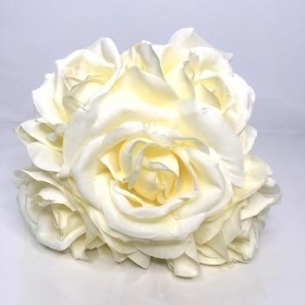 Cream Rose Bundle 25cm