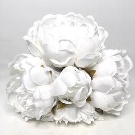 White Peony Bundle 25cm