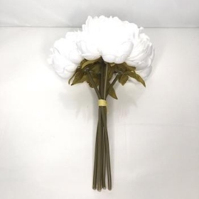 White Peony Bundle 25cm