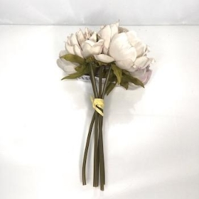 Grey Peony Bundle 25cm