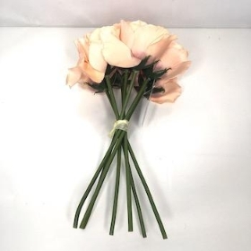 Peach Rose Bundle 26cm