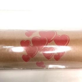 Kraft Paper Red Heart 100m