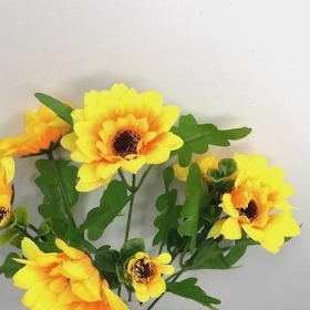 Yellow Mini Sunflower Bush 28cm