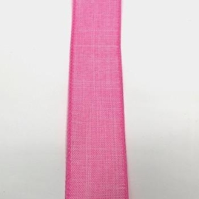 Light Pink Burlap Ribbon 38mm